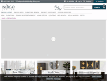 Tablet Screenshot of indigo-living.com